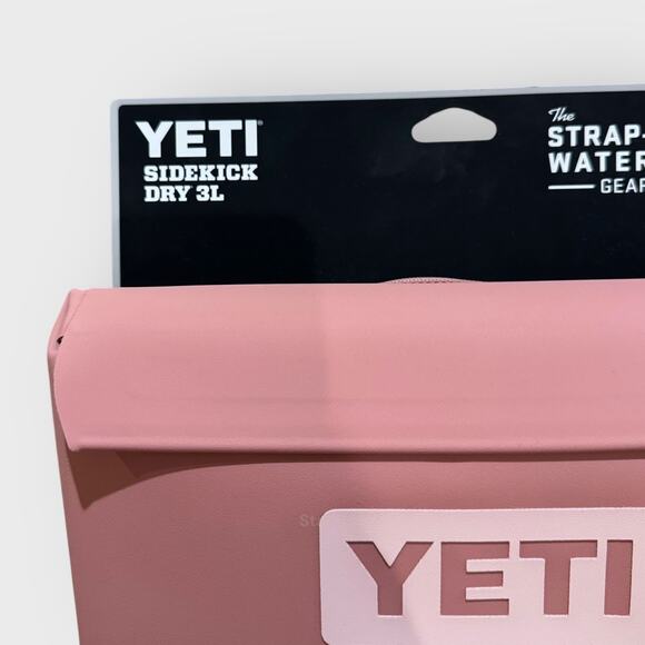 YETI Limited Sandstone Pink Sidekick 3L Waterproof Dry Gear Pouch Small Tote - Picture 3 of 4